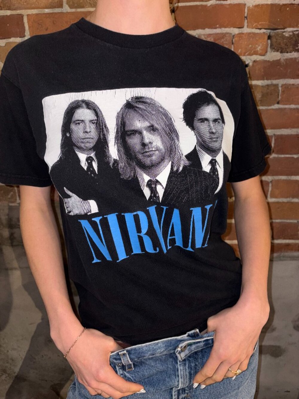 Vintage Nirvana Graphic Tee Shirt